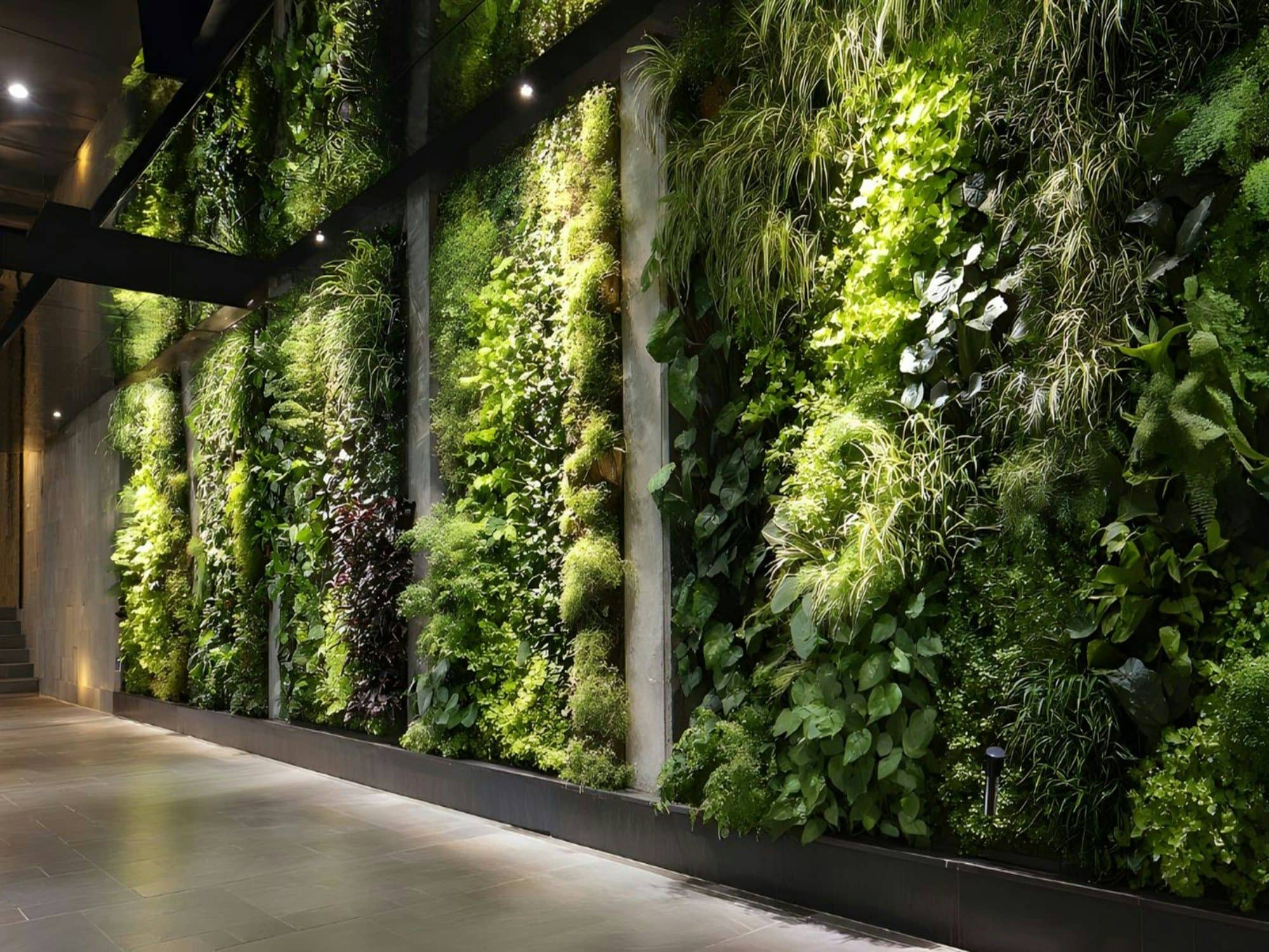 Vertical gardens and green walls: live or artificial, cost and care